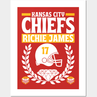 Kansas City Chiefs Richie James 17 Edition 3 Posters and Art